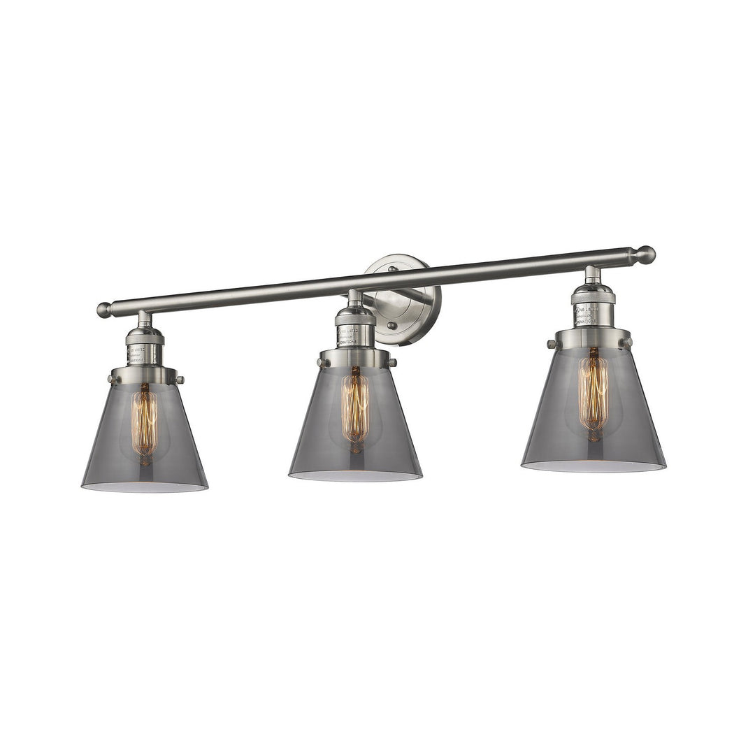 Innovations Franklin Restoration 205-SN-G63-LED Bath Vanity Light 30 in. wide - Brushed Satin Nickel