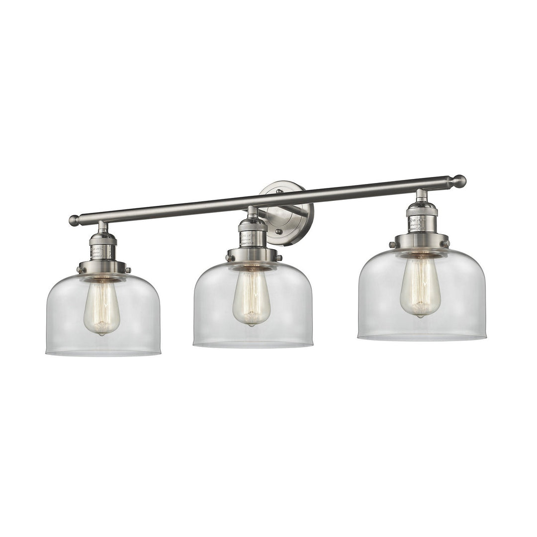 Innovations Franklin Restoration 205-SN-G72-LED Bath Vanity Light 32 in. wide - Brushed Satin Nickel