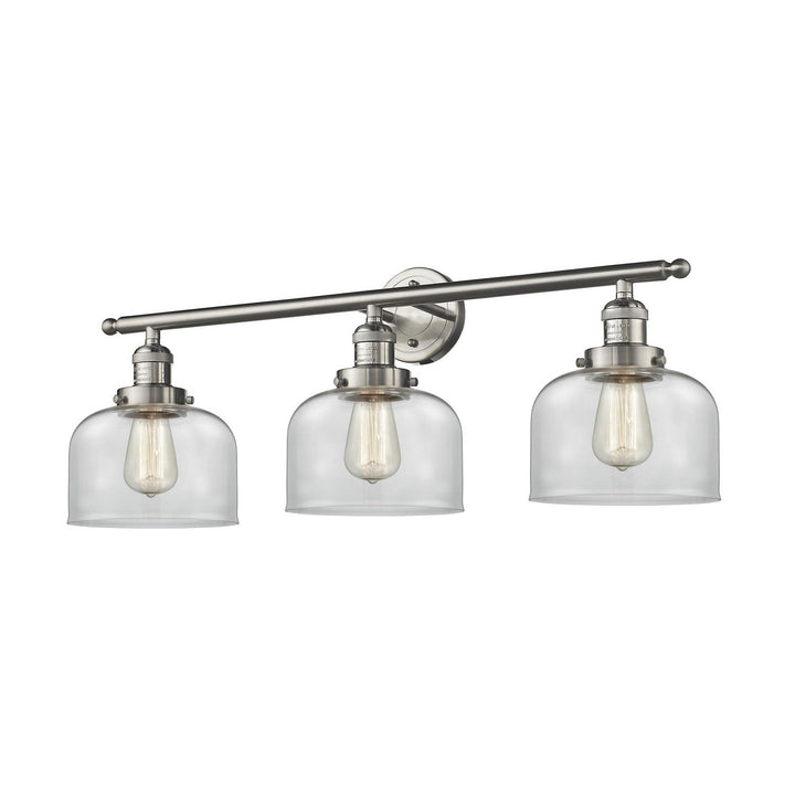 Innovations Franklin Restoration 205-SN-G72-LED Bath Vanity Light 32 in. wide - Brushed Satin Nickel