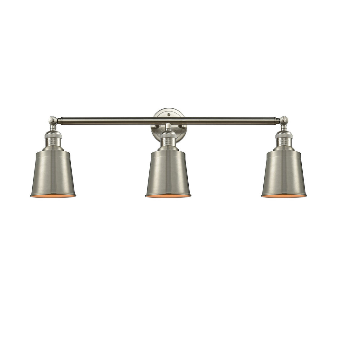 Innovations Franklin Restoration 205-SN-M9-SN Bath Vanity Light 32 in. wide - Brushed Satin Nickel