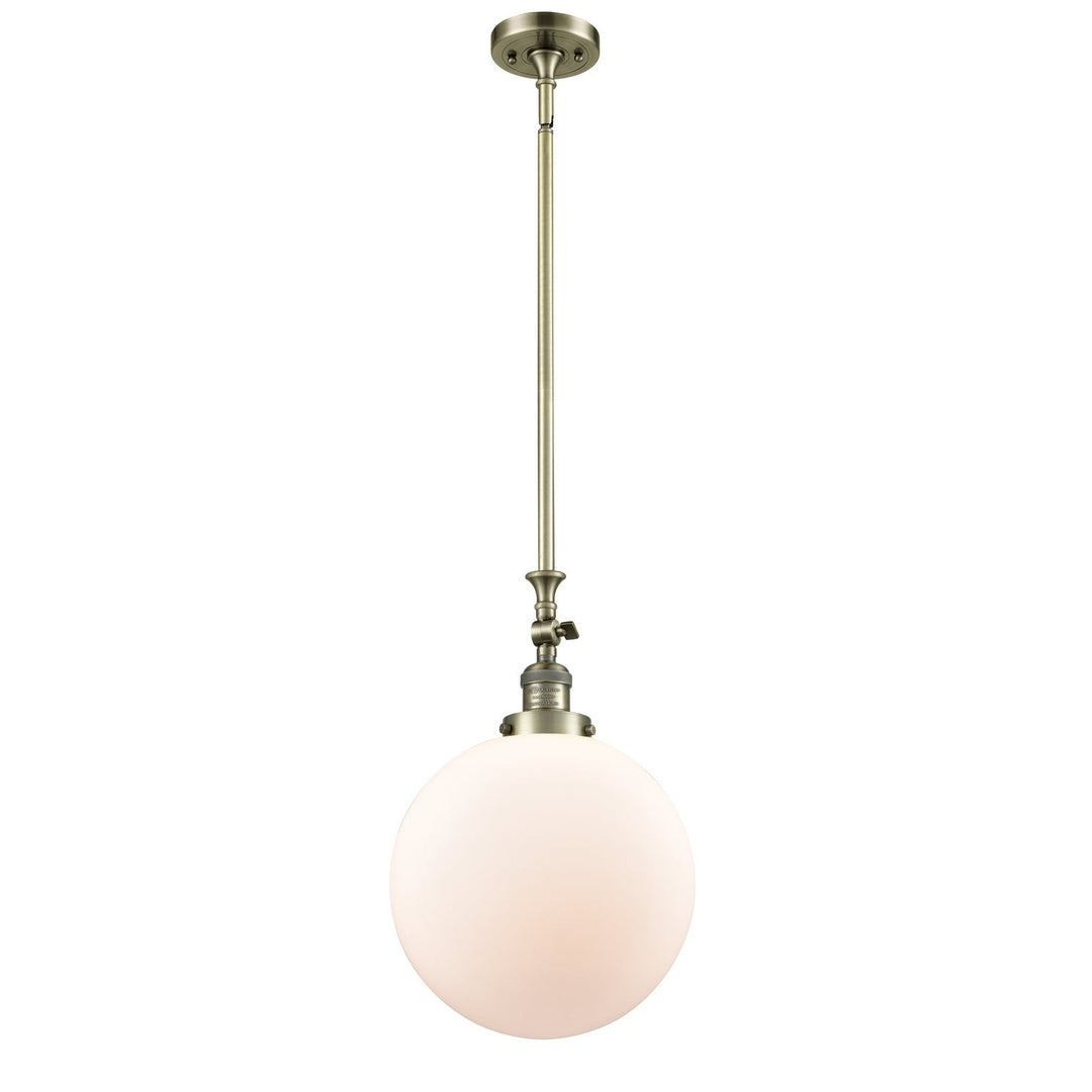 Innovations Franklin Restoration 206-AB-G201-12 Pendant Light - Antique Brass