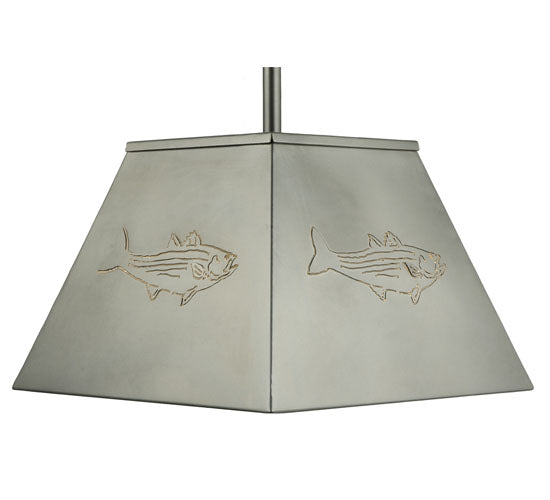 Meyda Tiffany Striped Bass 122553 Pendant Light - Nickel