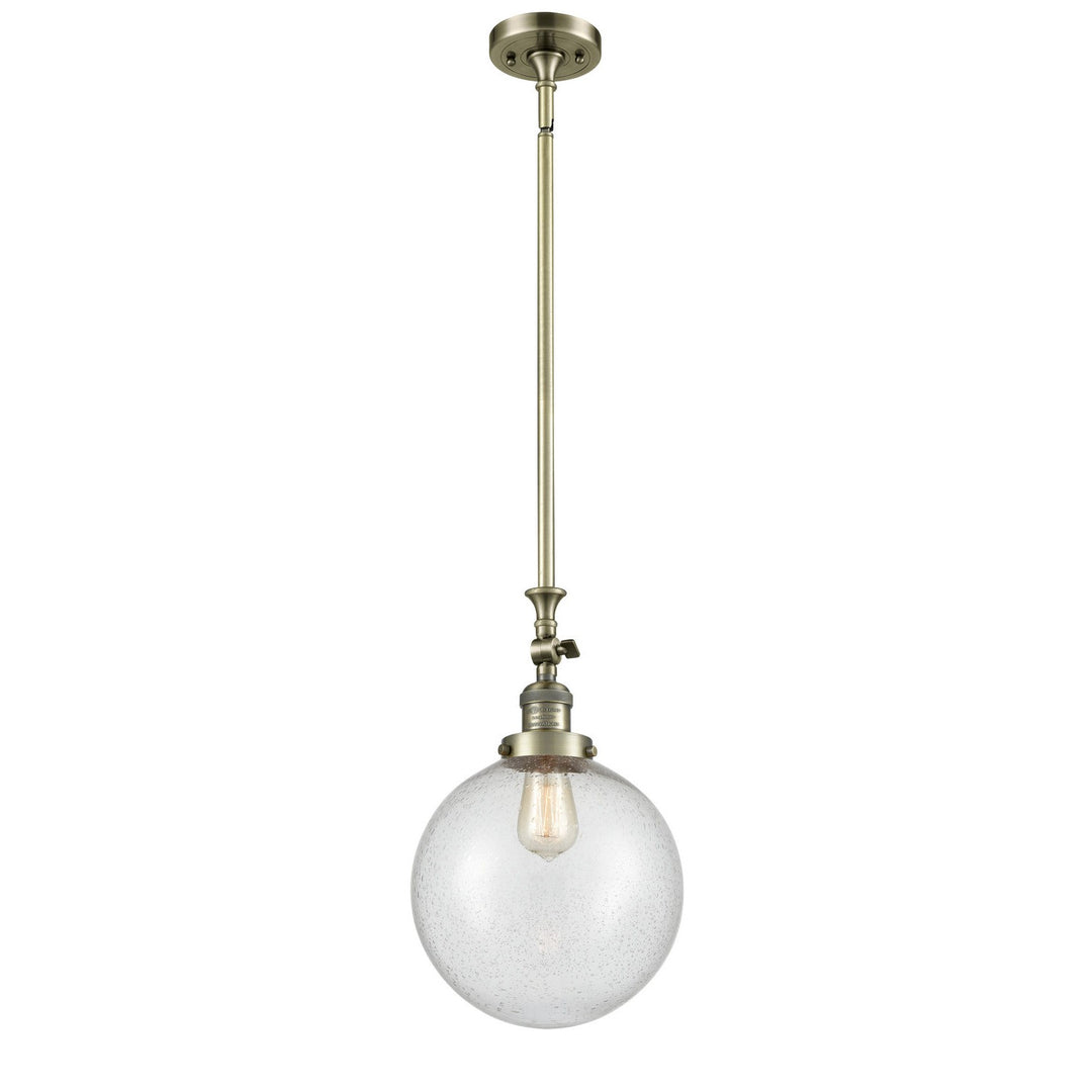 Innovations Franklin Restoration 206-AB-G204-10 Pendant Light - Antique Brass