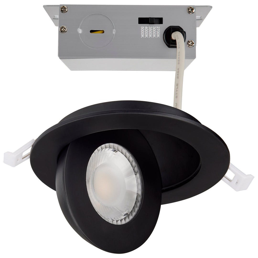 Satco Lighting S11842   Recessed Light Black