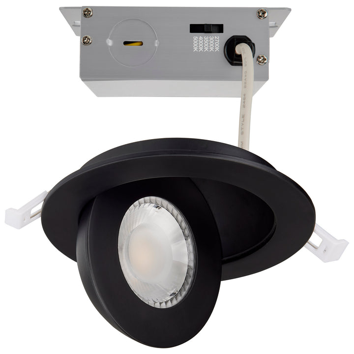 Satco Lighting S11842   Recessed Light Black