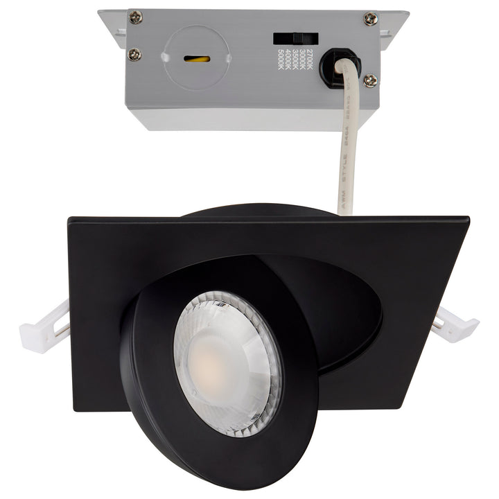 Satco Lighting S11843   Recessed Light Black