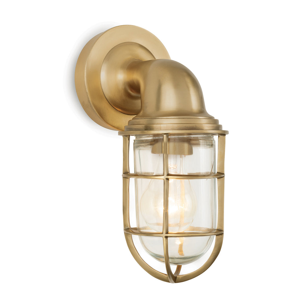 Regina Andrew Bridgeport 15-1159NB Wall Sconce Light - Natural Brass