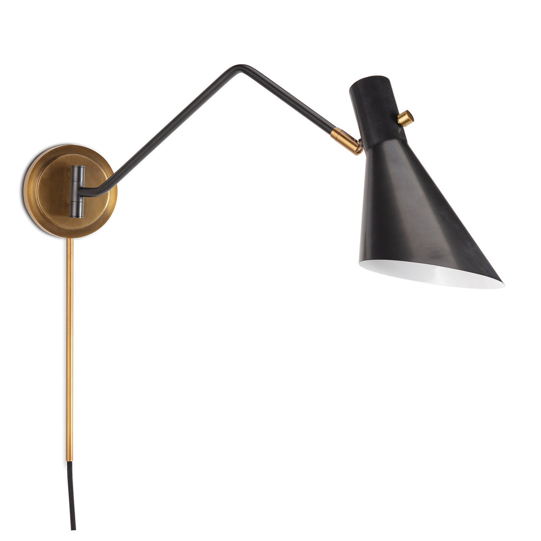 Regina Andrew 15-1182BBNB  Spyder Lamp Blackened Brass