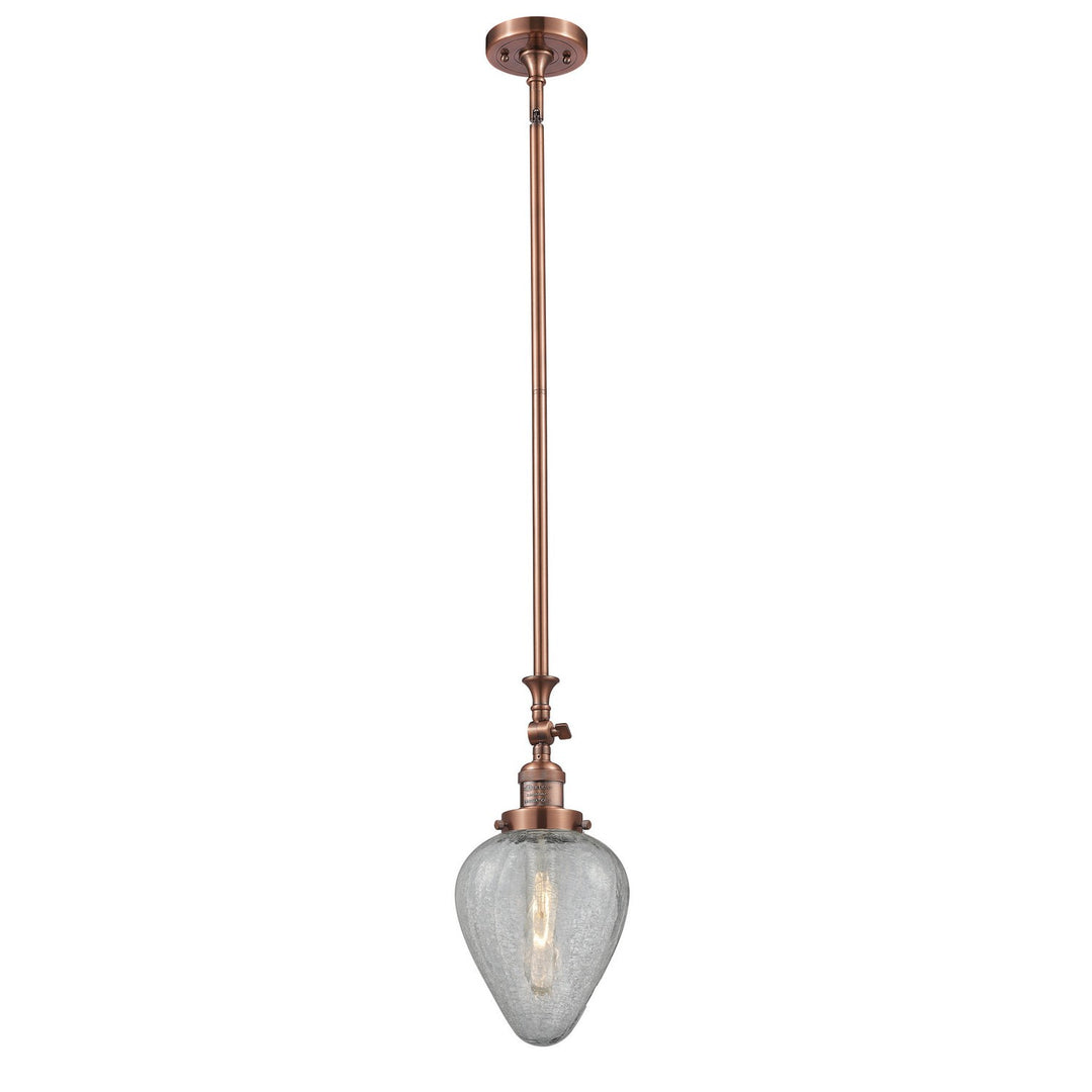 Innovations Franklin Restoration 206-AC-G165-LED Pendant Light - Antique Copper