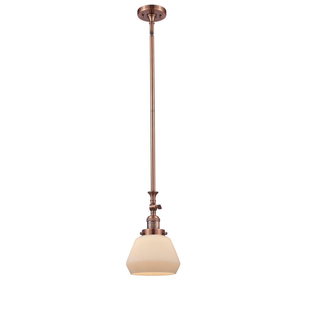 Innovations Franklin Restoration 206-AC-G171-LED Pendant Light - Antique Copper