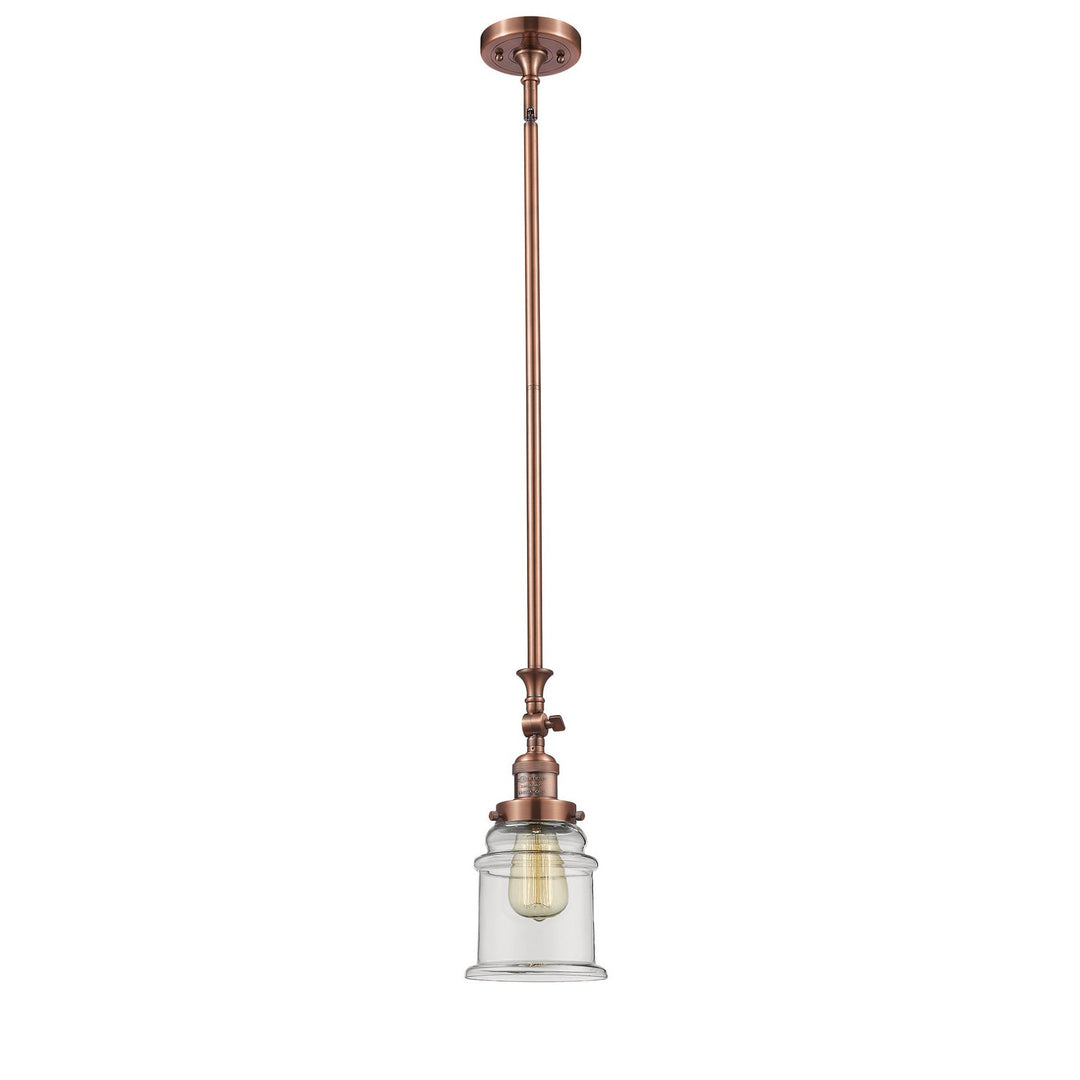 Innovations Franklin Restoration 206-AC-G182-LED Pendant Light - Antique Copper