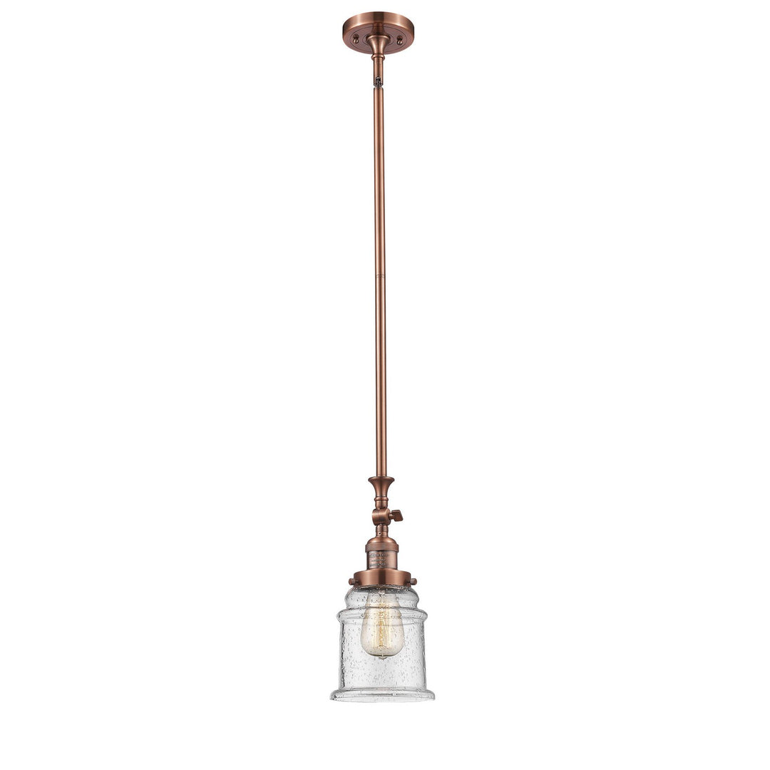 Innovations Franklin Restoration 206-AC-G184-LED Pendant Light - Antique Copper