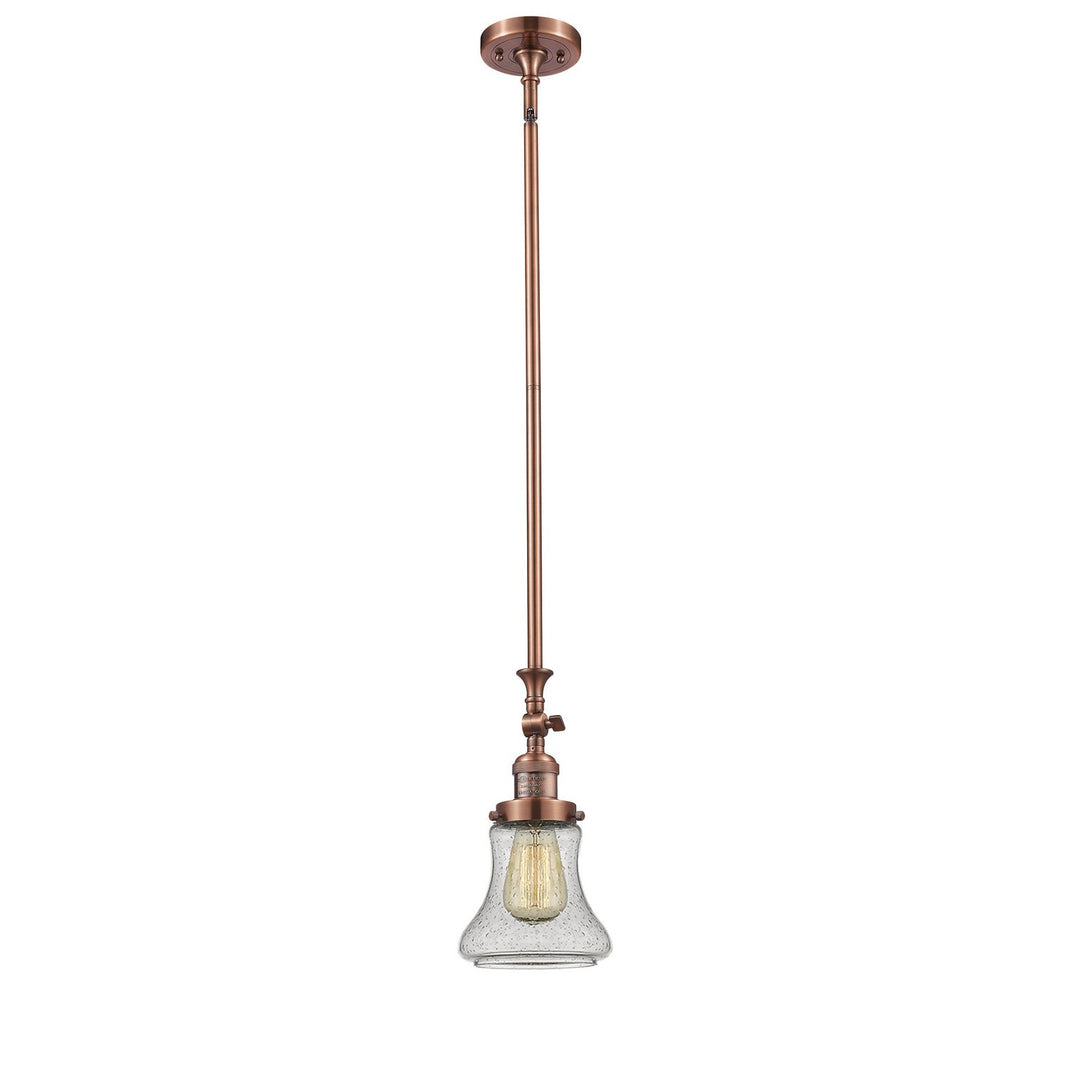 Innovations Franklin Restoration 206-AC-G194-LED Pendant Light - Antique Copper