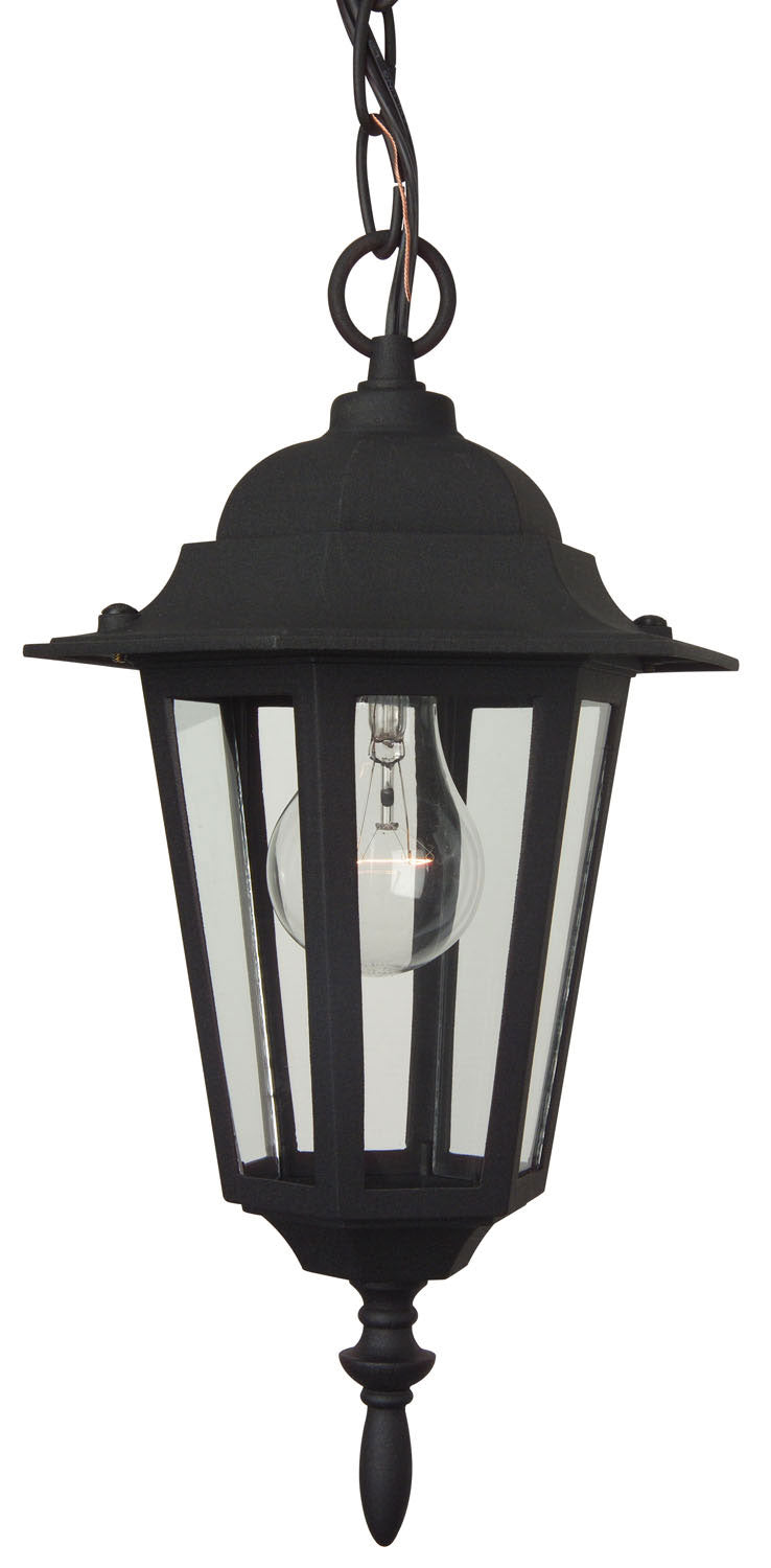 Craftmade Lighting Z151-TB  Straight Glass Cast Outdoor Textured Black