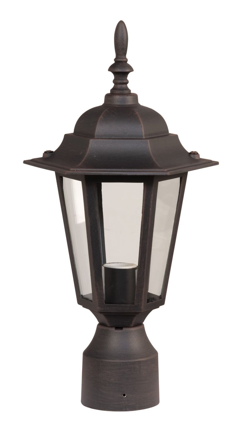 Craftmade Lighting Z155-RT  Straight Glass Cast Outdoor Rust