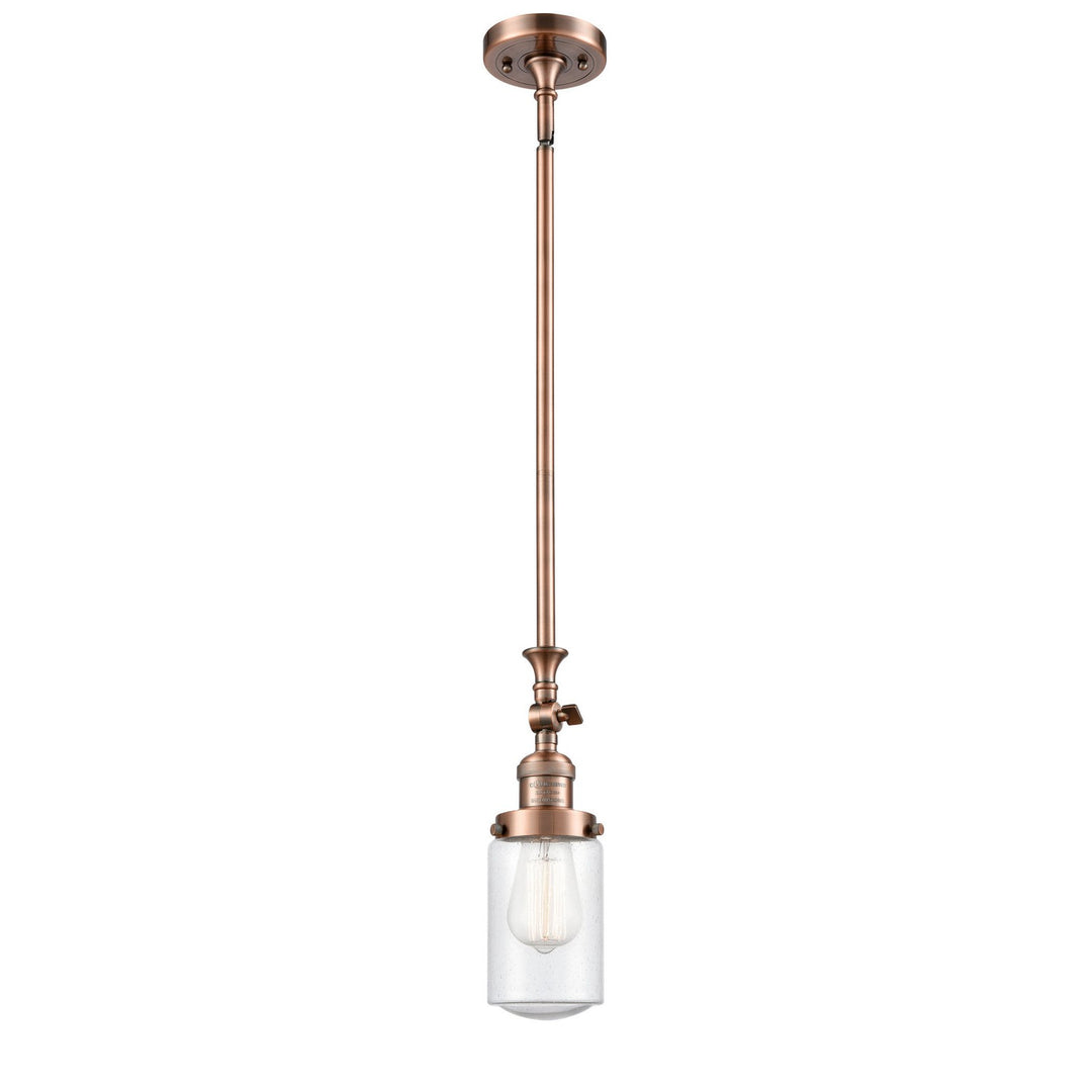 Innovations Franklin Restoration 206-AC-G314-LED Pendant Light - Antique Copper