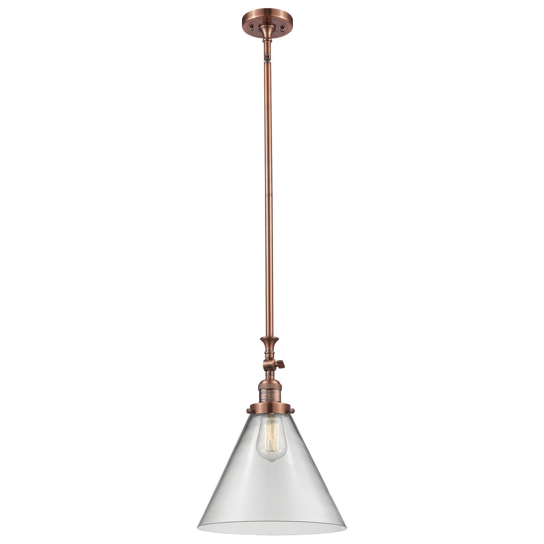 Innovations Franklin Restoration 206-AC-G42-L-LED Pendant Light - Antique Copper