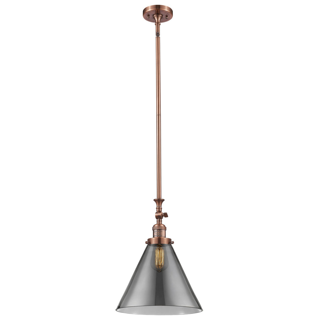 Innovations Franklin Restoration 206-AC-G43-L-LED Pendant Light - Antique Copper