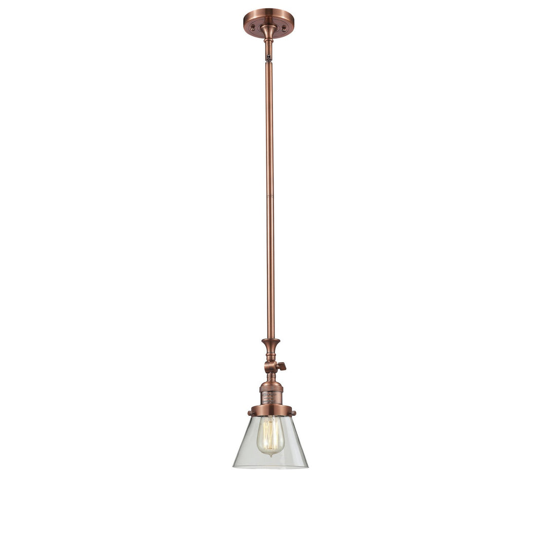 Innovations Franklin Restoration 206-AC-G62-LED Pendant Light - Antique Copper