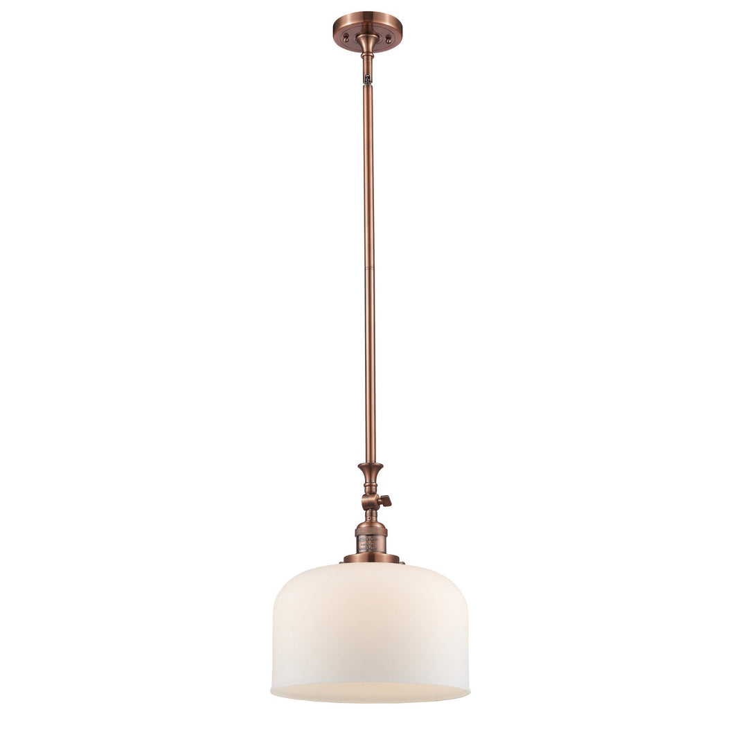 Innovations Franklin Restoration 206-AC-G71-L-LED Pendant Light - Antique Copper