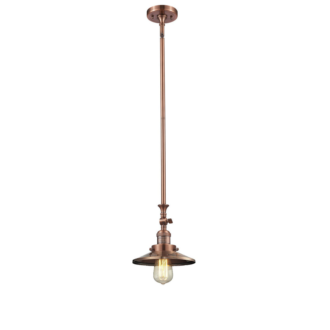 Innovations Franklin Restoration 206-AC-M3-LED Pendant Light - Antique Copper