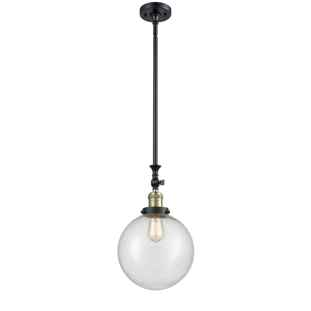 Innovations Franklin Restoration 206-BAB-G204-10-LED Pendant Light - Black Antique Brass