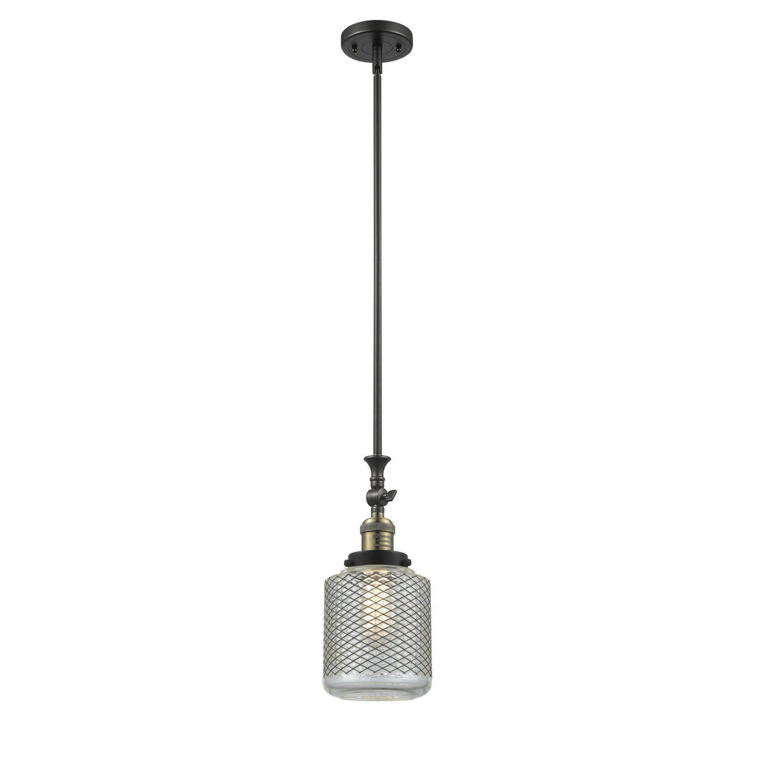 Innovations Franklin Restoration 206-BAB-G262 Pendant Light - Black Antique Brass