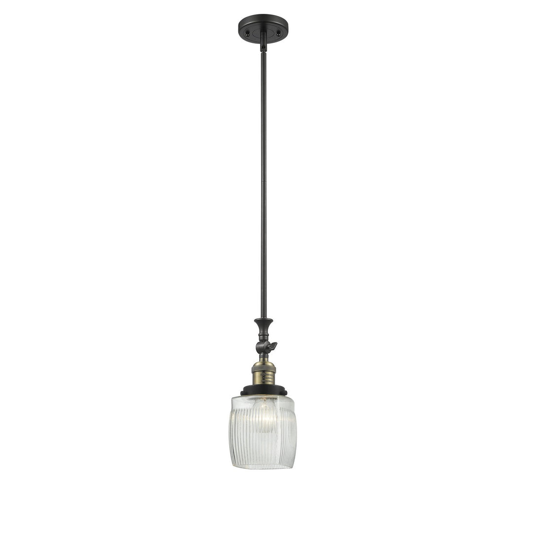 Innovations Franklin Restoration 206-BAB-G302 Pendant Light - Black Antique Brass