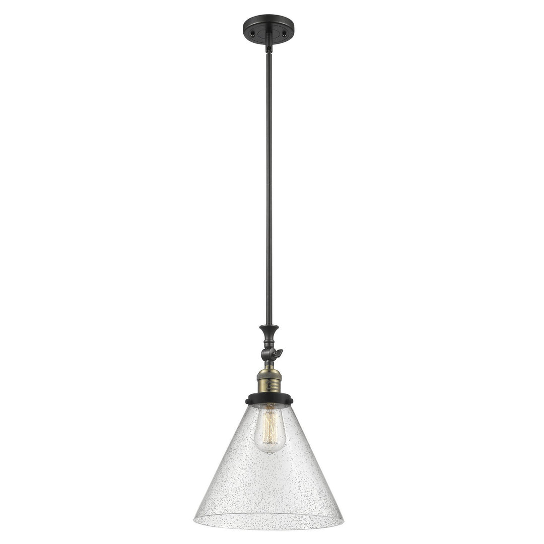 Innovations Franklin Restoration 206-BAB-G44-L Pendant Light - Black Antique Brass