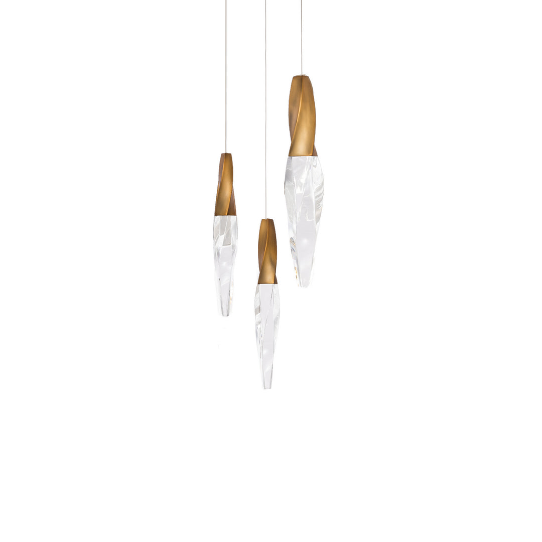 Schonbek Beyond Kindjal BPD13203-AB Pendant Light - Aged Brass
