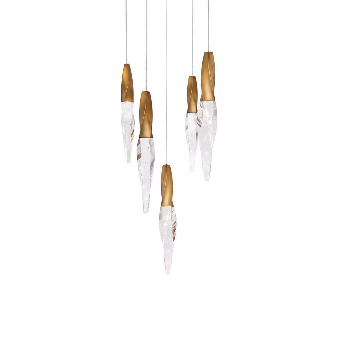 Schonbek Beyond Kindjal BPD13205-AB Pendant Light - Aged Brass