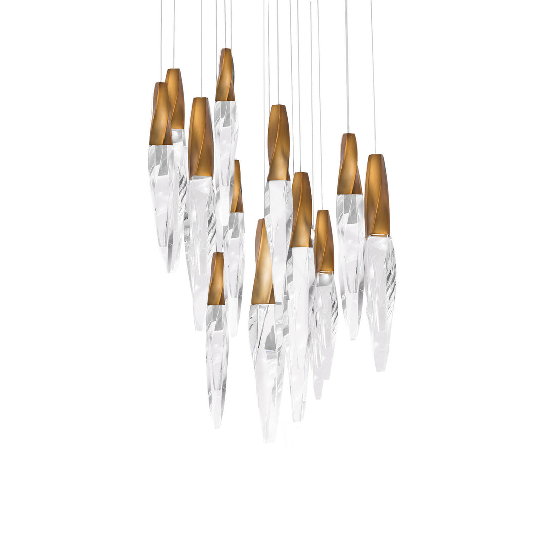 Schonbek Beyond Kindjal BPD13215-AB Pendant Light - Aged Brass