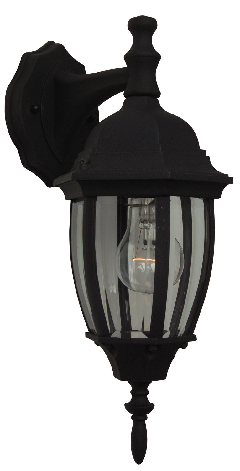 Craftmade Lighting Z264-TB  Bent Glass Cast Outdoor Textured Black