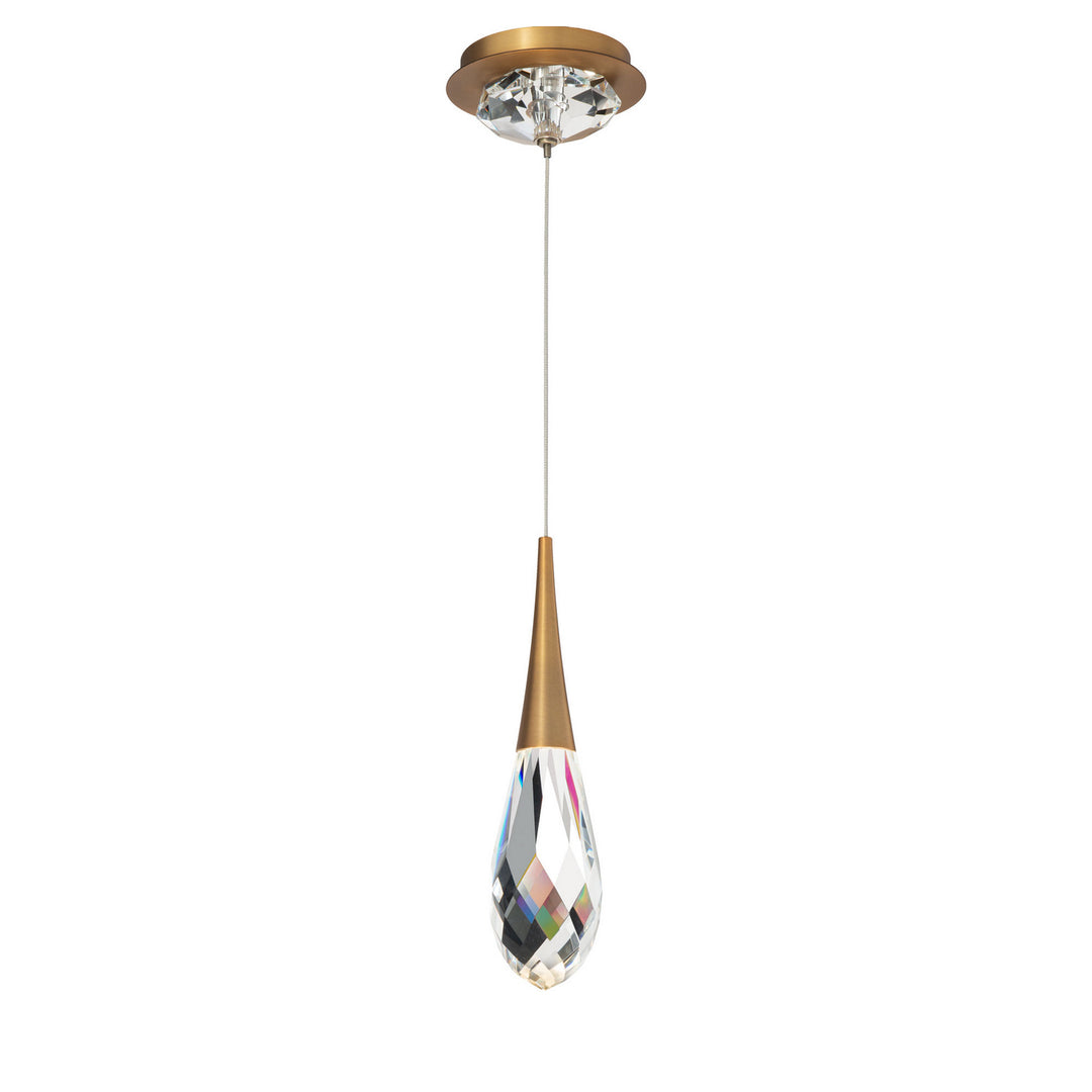 Schonbek Beyond Hibiscus BPD21213-AB Pendant Light - Aged Brass