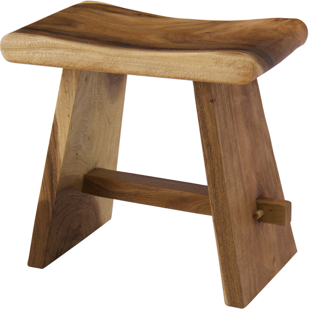 Renwil Lighting CHA074 Forillon Stool Furniture Wood/Stone/Naturals