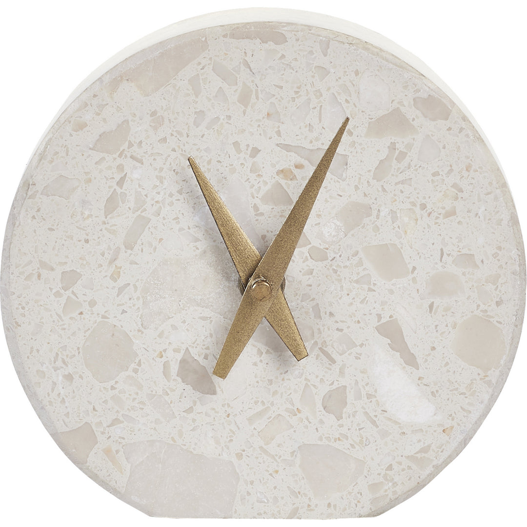 Renwil Lighting CL250 Tyra Table Clock Home Decor White