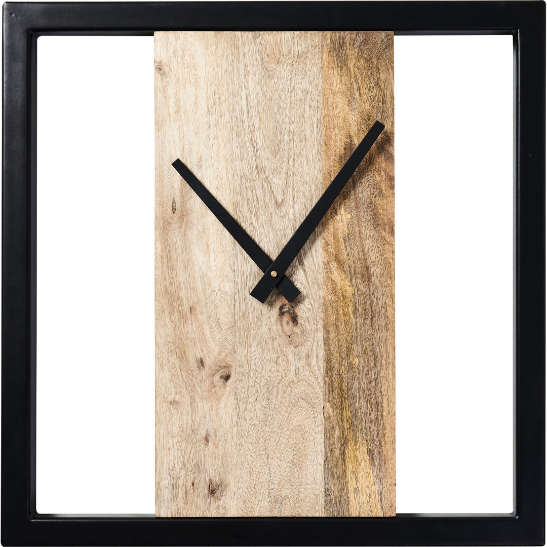 Renwil Lighting CL253 Sanna Wall Clock Home Decor Wood/Stone/Naturals