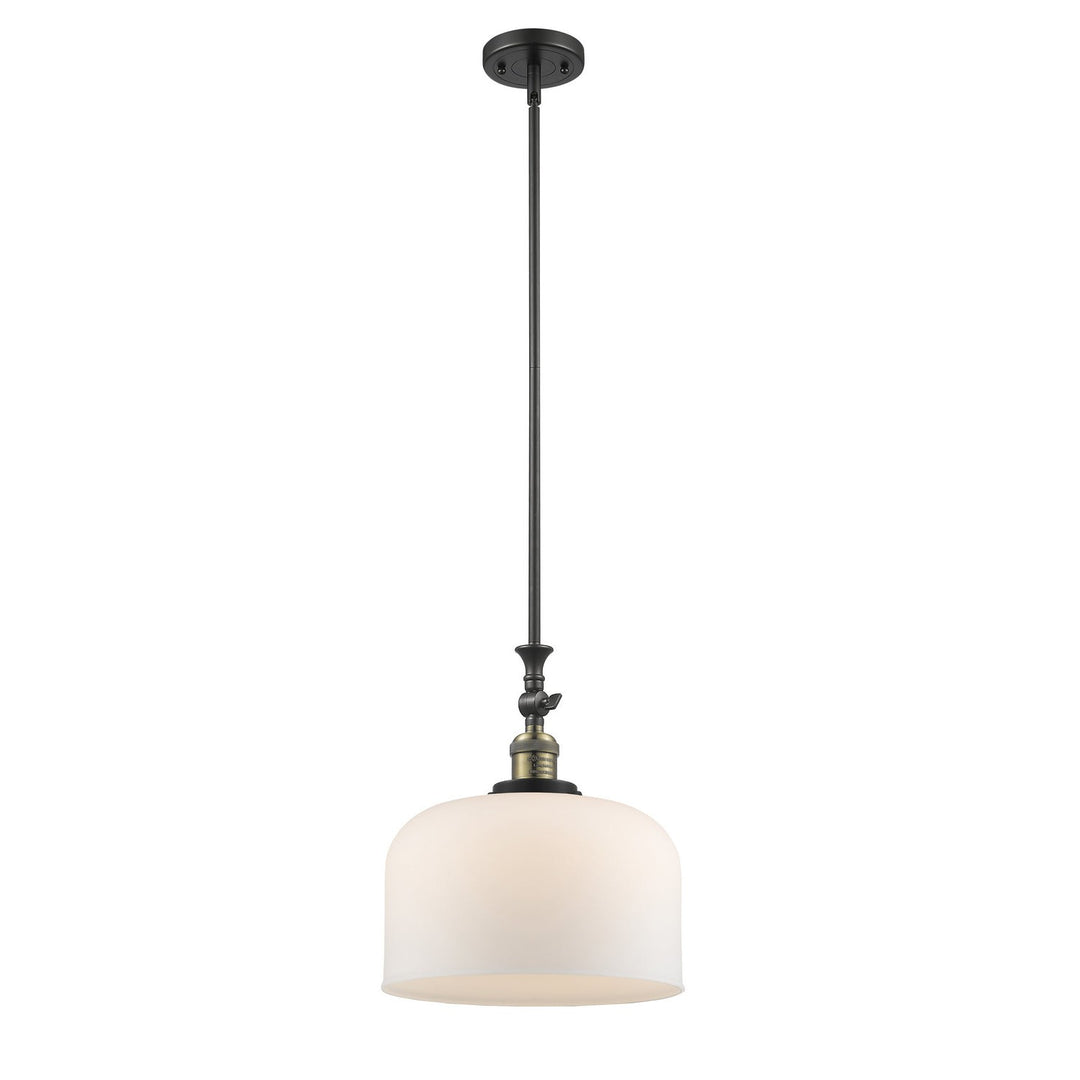 Innovations Franklin Restoration 206-BAB-G71-L Pendant Light - Black Antique Brass