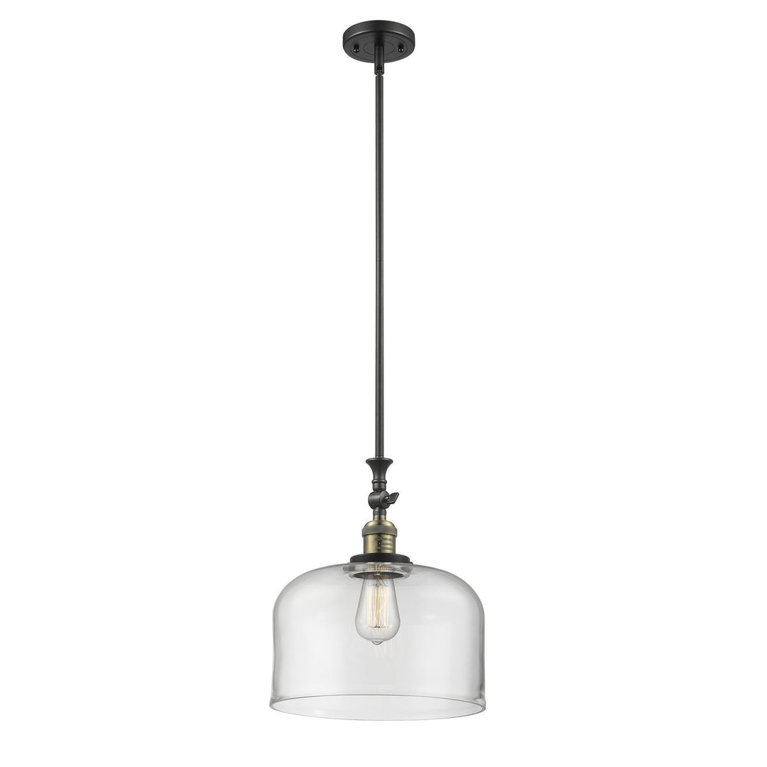 Innovations Franklin Restoration 206-BAB-G72-L Pendant Light - Black Antique Brass