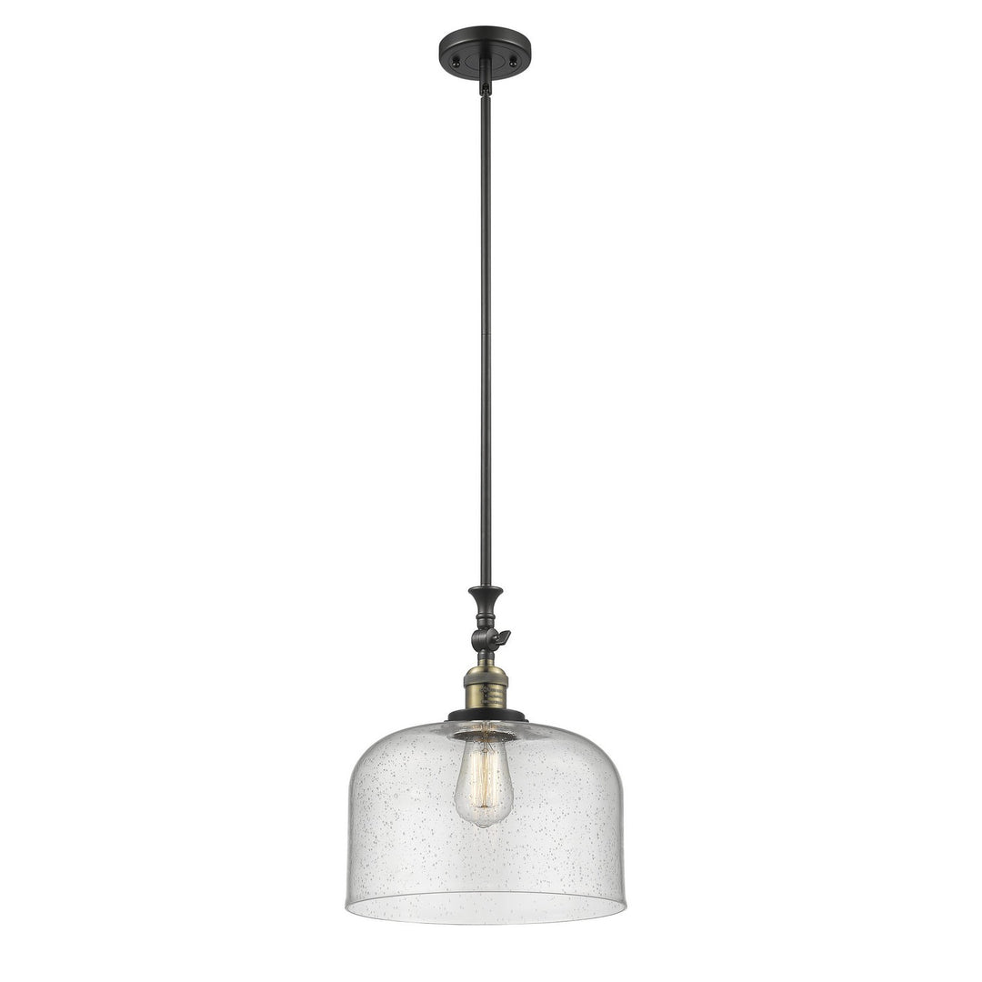 Innovations Franklin Restoration 206-BAB-G74-L Pendant Light - Black Antique Brass