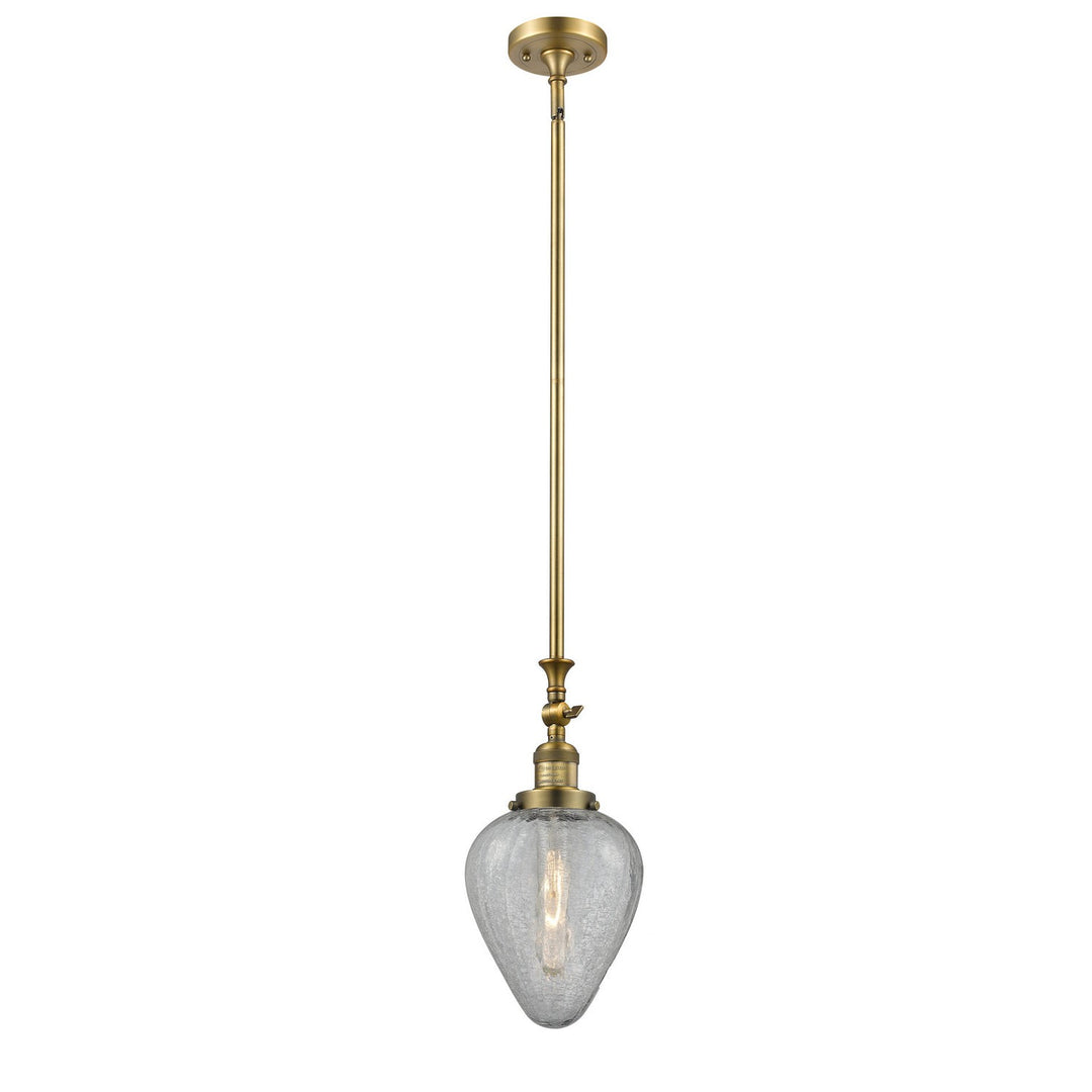 Innovations Franklin Restoration 206-BB-G165-LED Pendant Light - Brushed Brass