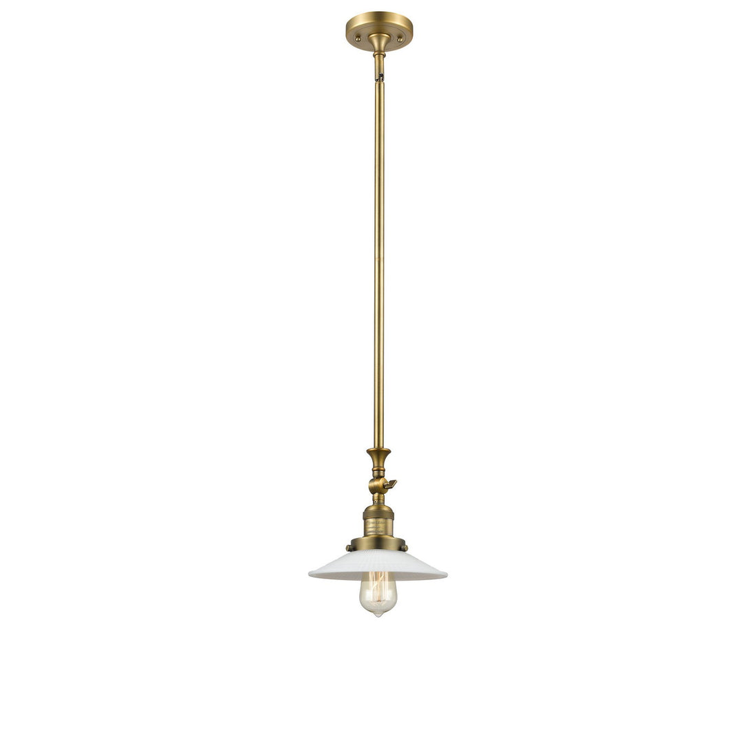 Innovations Franklin Restoration 206-BB-G1-LED Pendant Light - Brushed Brass