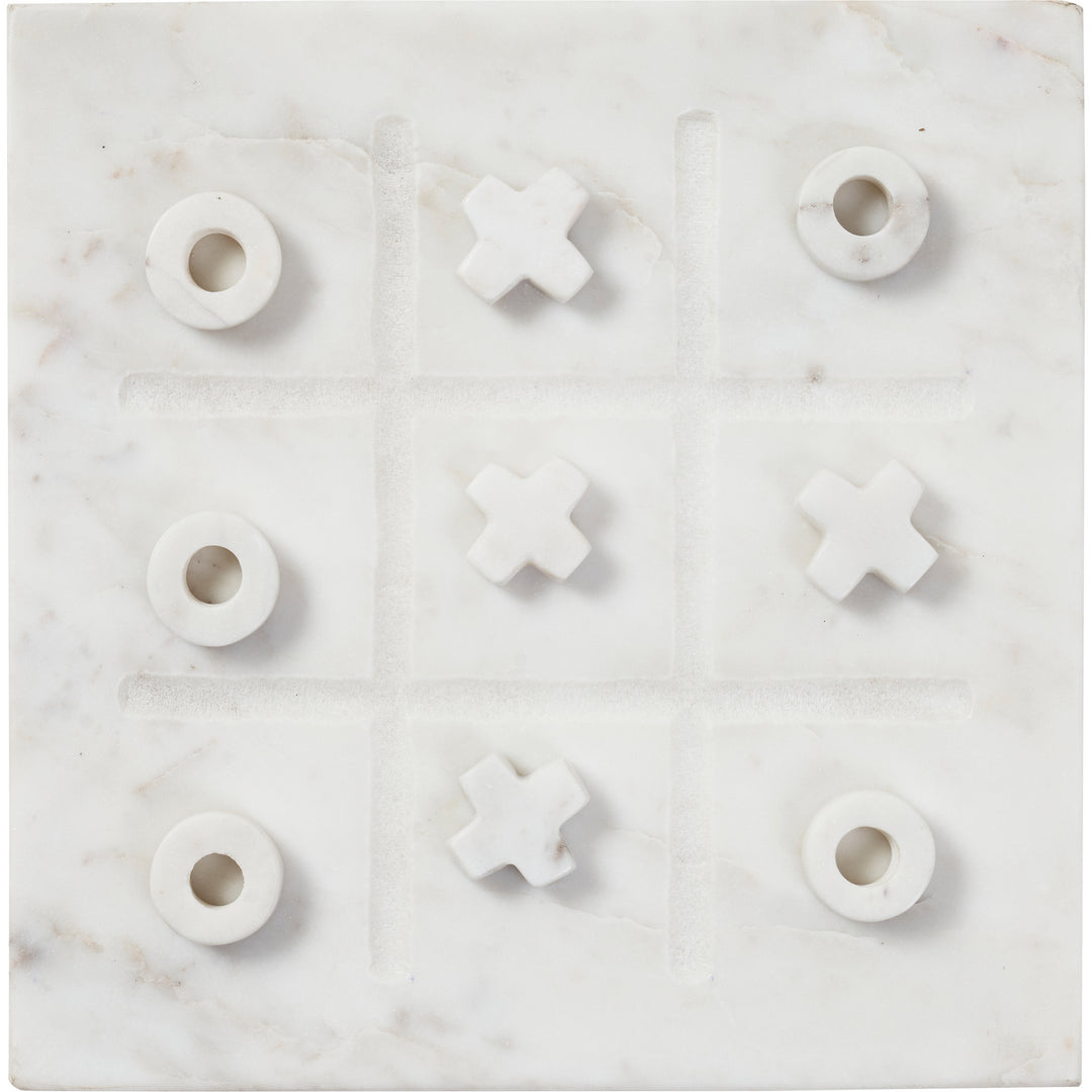 Renwil Lighting STA782 Gioco Blanco Tic Tac Toe Game Home Decor White