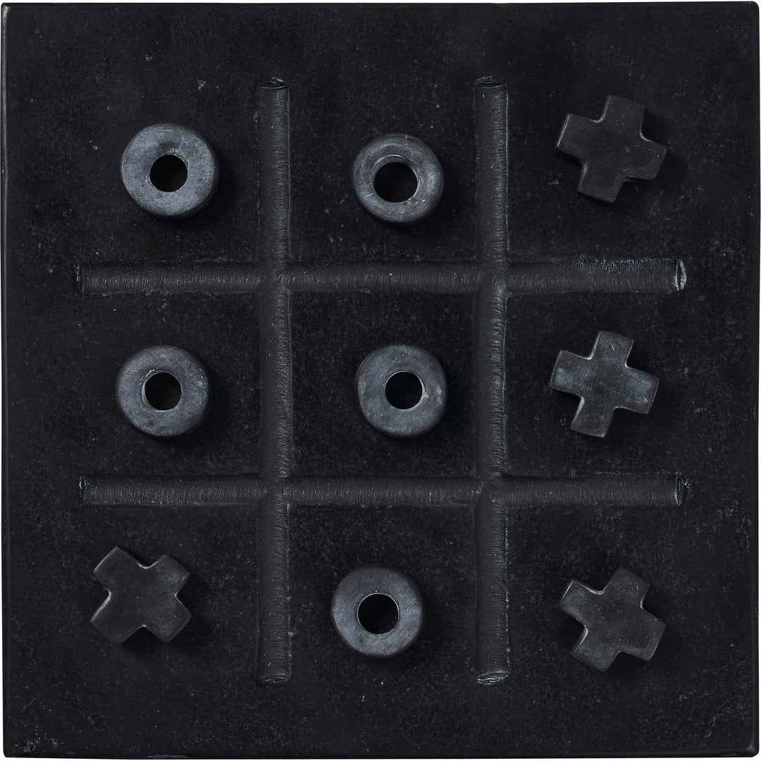 Renwil Lighting STA783 Gioco Nero Tic Tac Toe Game Home Decor Black