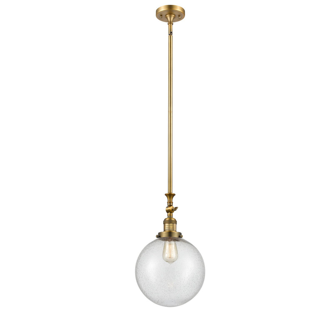 Innovations Franklin Restoration 206-BB-G204-10-LED Pendant Light - Brushed Brass