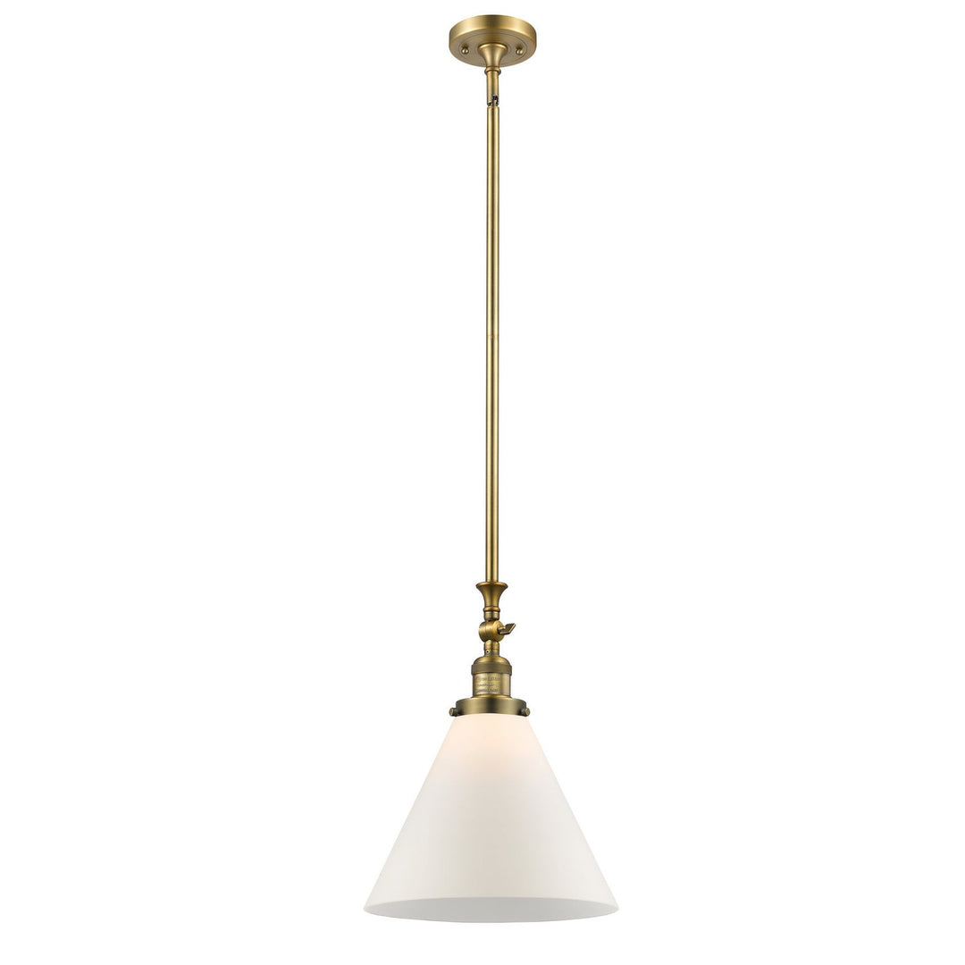 Innovations Franklin Restoration 206-BB-G41-L Pendant Light - Brushed Brass