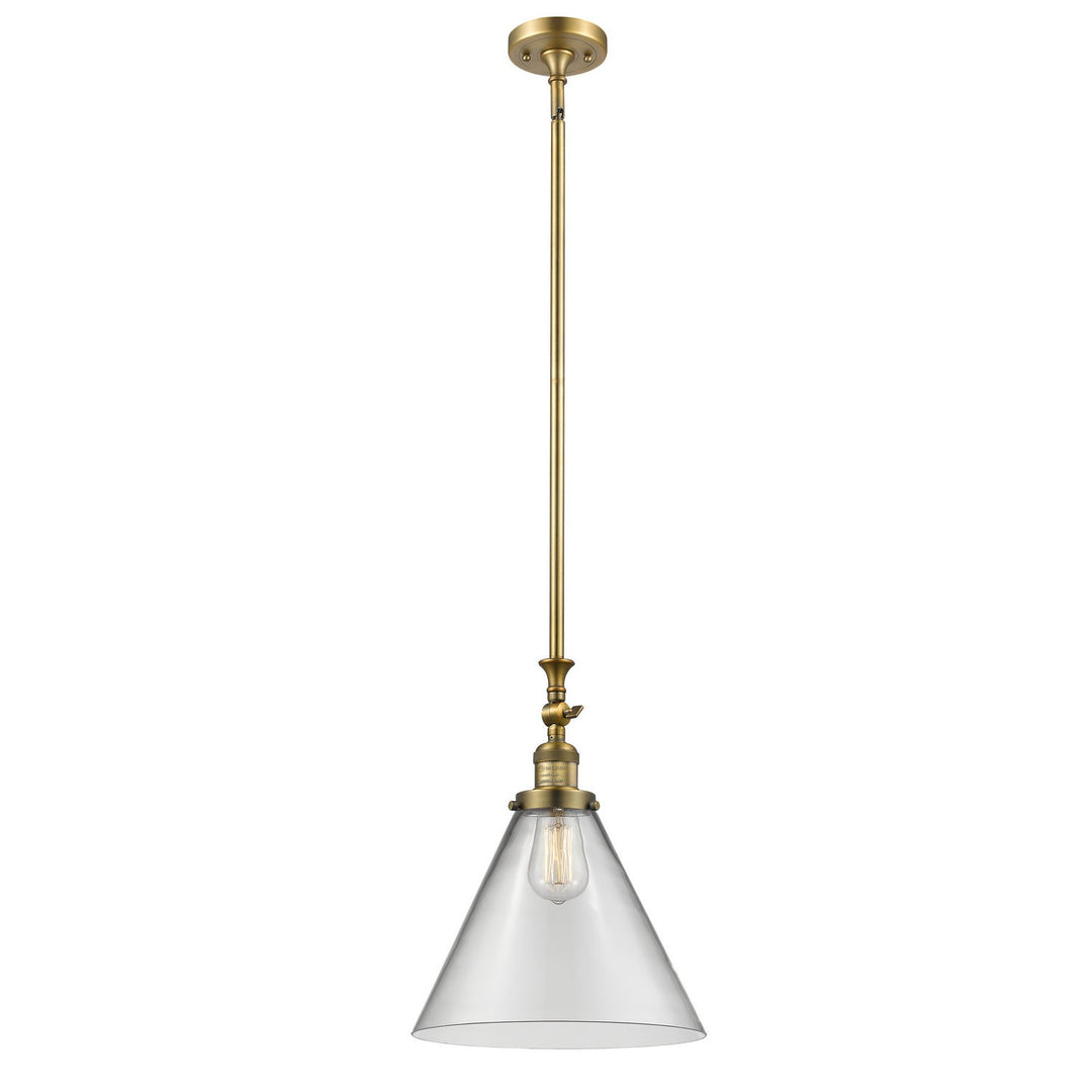 Innovations Franklin Restoration 206-BB-G42-L Pendant Light - Brushed Brass