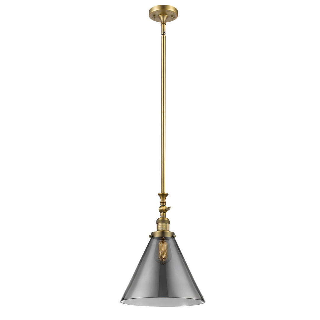 Innovations Franklin Restoration 206-BB-G43-L Pendant Light - Brushed Brass