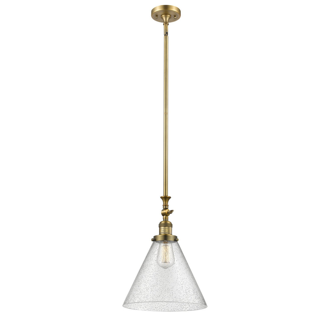 Innovations Franklin Restoration 206-BB-G44-L Pendant Light - Brushed Brass