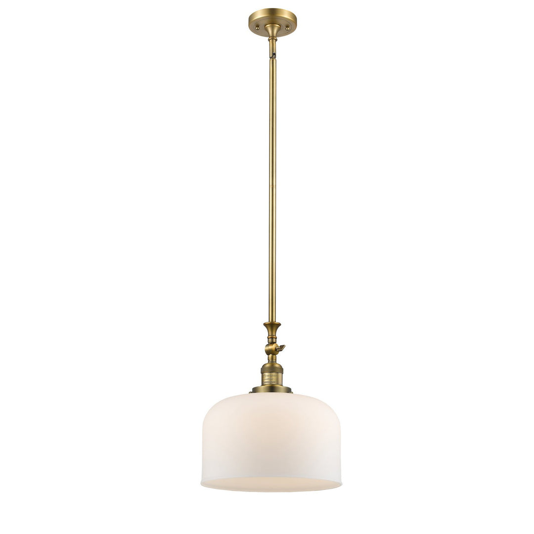 Innovations Franklin Restoration 206-BB-G71-L Pendant Light - Brushed Brass